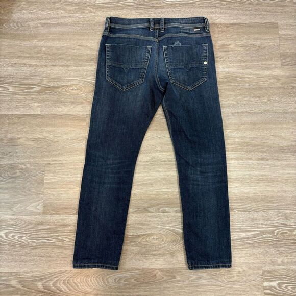 DIESEL TEPPHAR SLIM CARROT Wash 0844T Distressed Stretch Denim Jeans 30” x 26” - Picture 2 of 11